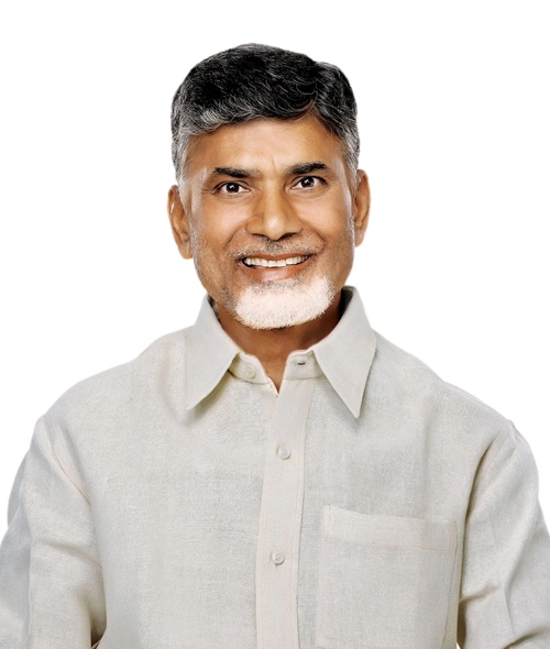 Photo of Nara Chandra Babu Naidu of Telugu Desam Party Chittoor Andhra Pradesh